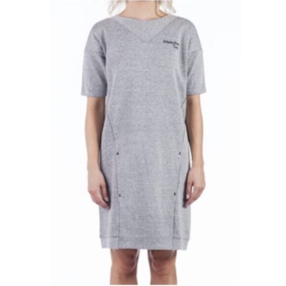 Triple Five Soul Short-Sleeved Sweatshirt Dress - Picture 1 of 10